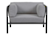 Click to swap image: &lt;strong&gt;Mauritius Island 1 Seater Sofa - Light Grey/Graphite&lt;/strong&gt;&lt;br&gt;Dimensions: W1010 x D840 x H750mm